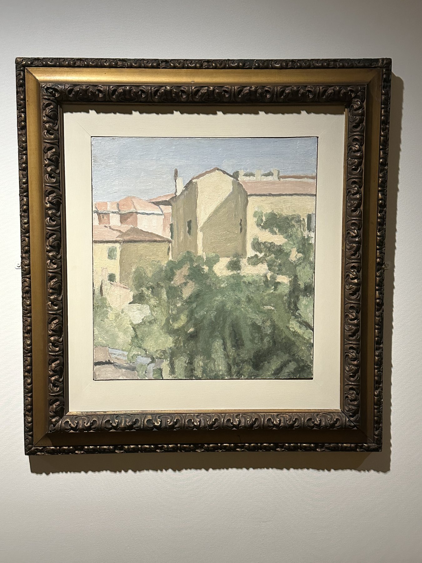 浦东美术馆莫兰迪展早期肖像展区